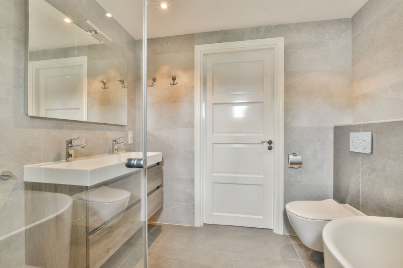 Bathroom with Smart Lighting and Fixtures
